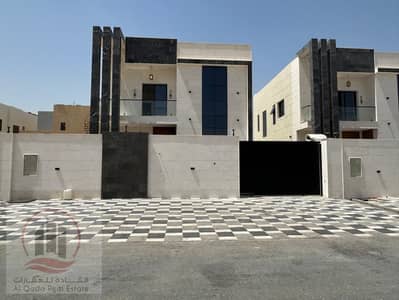For sale, a villa in Ajman Al Bahia, 4 master rooms, a Majles room, a hall, and a maids room, freehold for all nationalities, Installment with out do