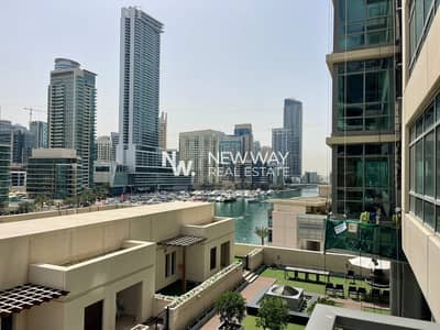 2 Bedroom Apartment for Rent in Dubai Marina, Dubai - Community and Marina view |  Big Layout | For Rent