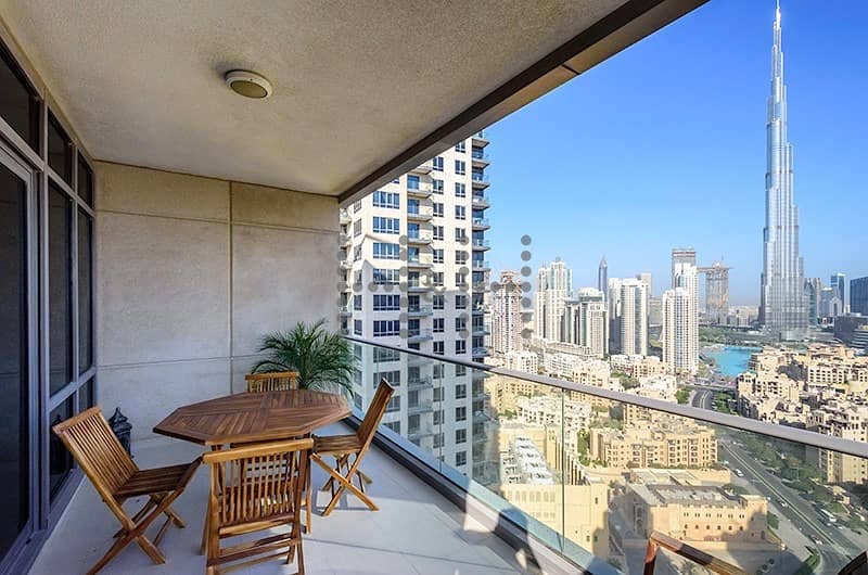 Largest Two Bed Full Burj View High Floor