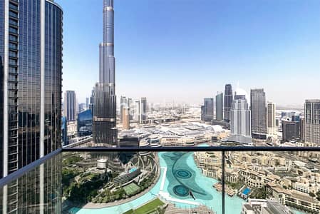 3 Bedroom Flat for Rent in Downtown Dubai, Dubai - High Floor | Burj View | Chiller Free | Maids Room