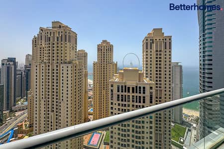 2 Bedroom Flat for Sale in Dubai Marina, Dubai - Vacant Now | Marina and Sea Views | 2 Balconies