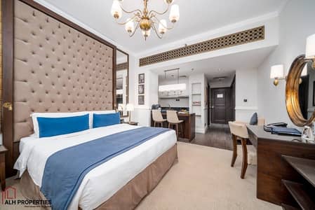 Hotel Apartment for Rent in Palm Jumeirah, Dubai - Deluxe Studio | Serviced | Palm Views | Bills Incl