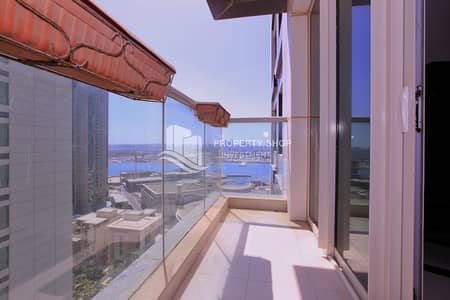 شقة 1 غرفة نوم للبيع في جزيرة الريم، أبوظبي - 1-bedroom-apartment-al-reem-island-marina-square-al-maha-tower-balcony-1. JPG