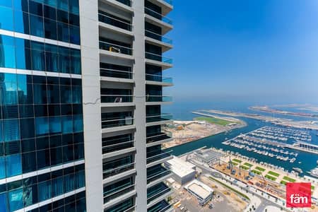 2 Bedroom Apartment for Sale in Dubai Marina, Dubai - High floor vacant unit with palm view
