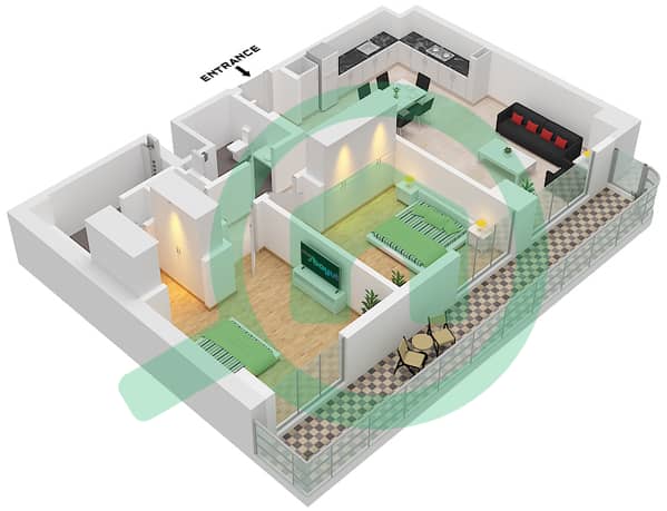 Type G Unit 2 Ground Floor