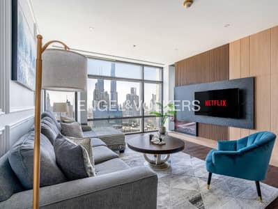 1 Bedroom Apartment for Rent in DIFC, Dubai - Burj Khalifa View | Fully Furnished | Upgraded