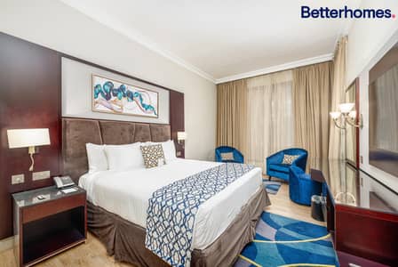 شقة فندقية 2 غرفة نوم للايجار في مدينة دبي للإنترنت، دبي - شقة فندقية في فندق تو سيزنز،مدينة دبي للإنترنت 2 غرف 149722 درهم - 9008081