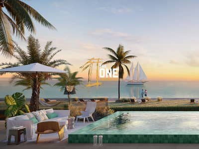 فلیٹ 3 غرف نوم للبيع في جزيرة المرجان، رأس الخيمة - Villa Pool View. jpg