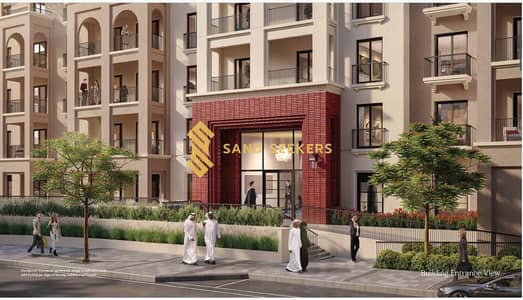 Studio for Sale in Zayed City, Abu Dhabi - Building Entrance view. jpg