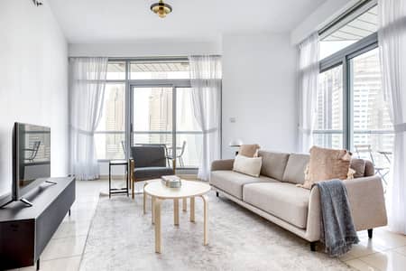 2 Bedroom Apartment for Rent in Dubai Marina, Dubai - Sea View | Furnished | Flexible Terms
