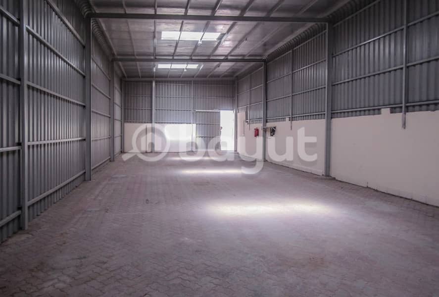 6,600 Sqft Warehouse Available For Rent in Ajman Al Jurf Area  3 Phase Electricity