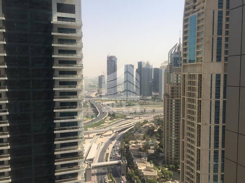 Road View | 1BR Apartment | Marina Pinaccle | Marsa Dubai
