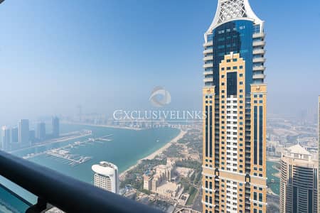 2 Cпальни Апартаменты в аренду в Дубай Марина, Дубай - Квартира в Дубай Марина，Принцесс Тауэр, 2 cпальни, 4300 AED - 9009873