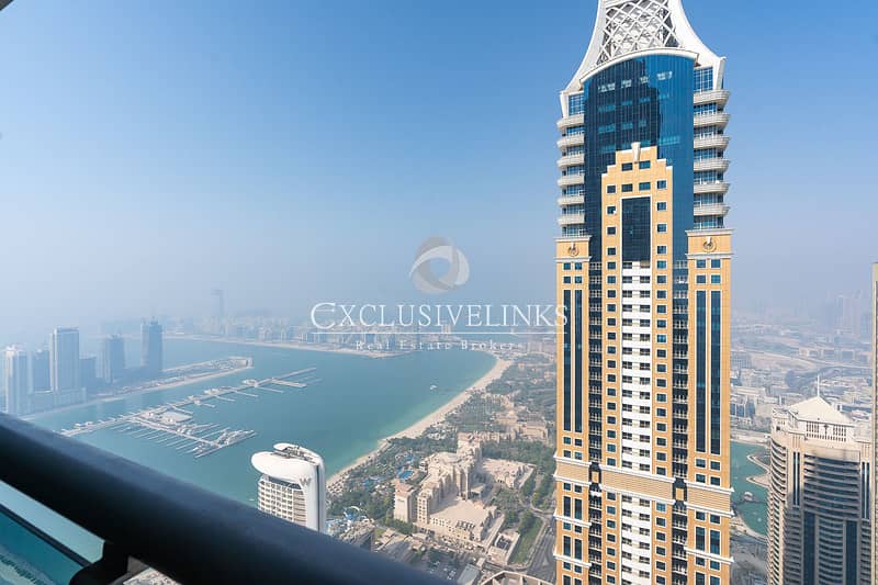 Квартира в Дубай Марина，Принцесс Тауэр, 2 cпальни, 4300 AED - 9009873
