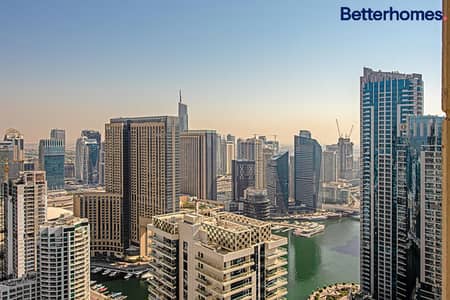 4 Bedroom Apartment for Sale in Jumeirah Beach Residence (JBR), Dubai - Marina View I High floor I Vacant on transfer