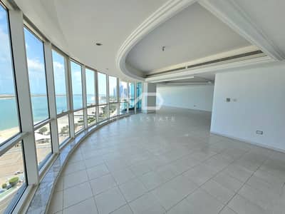 4 Bedroom Apartment for Rent in Corniche Area, Abu Dhabi - Full Sea View | Amazing Duplex | No Commission
