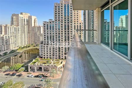 1 Bedroom Flat for Rent in The Views, Dubai - Large layout| Unfurnished | 2 Bath | Canal Views