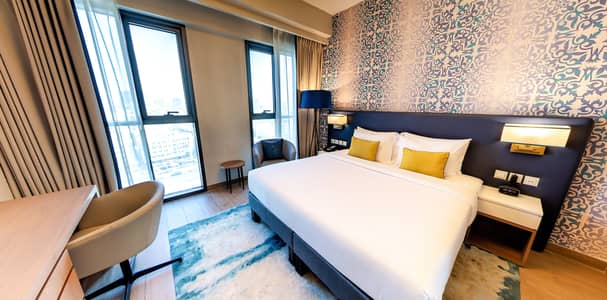 1 Bedroom Hotel Apartment for Rent in Deira, Dubai - pano_zoom (3). jpeg