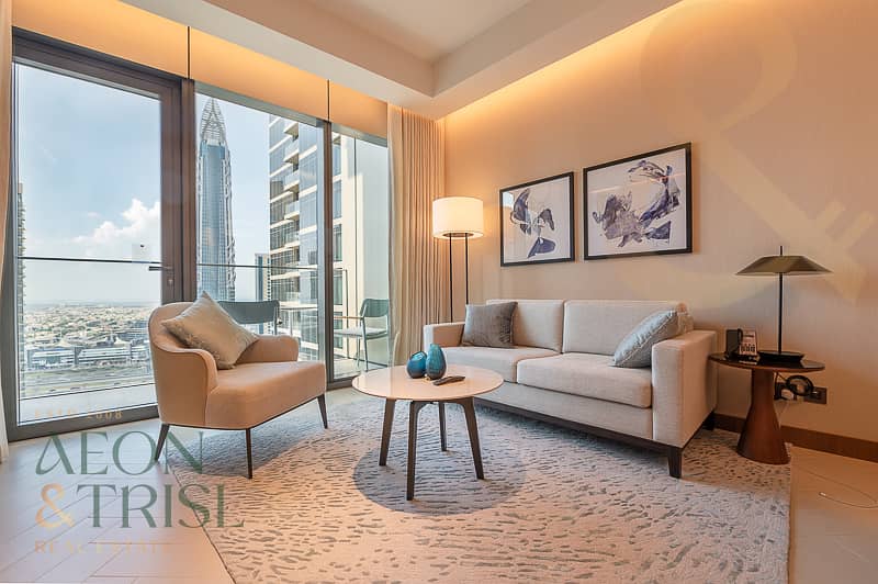 位于迪拜市中心，迪拜歌剧院谦恭公寓，The Address Residences Dubai Opera Tower 2 2 卧室的公寓 300000 AED - 9011343
