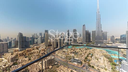 3 Bedroom Flat for Rent in Downtown Dubai, Dubai - Full Burj and Fountain View |High Floor |Furnished