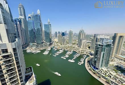 3 Bedroom Flat for Rent in Dubai Marina, Dubai - Full Marina View | High Floor | Modern