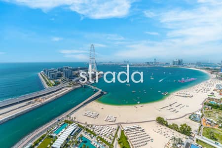 3 Bedroom Hotel Apartment for Sale in Jumeirah Beach Residence (JBR), Dubai - Panoramic Sea view | Serviced | Vacant | 3BR