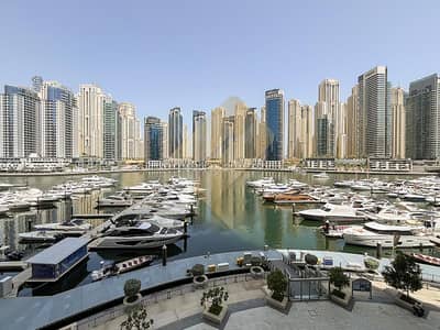 2 Bedroom Apartment for Rent in Dubai Marina, Dubai - Full Marina View | Low Floor | Unfurnished