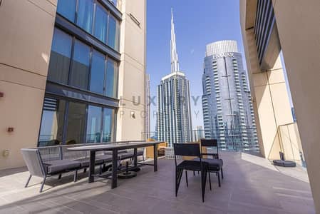4 Bedroom Penthouse for Rent in Downtown Dubai, Dubai - Furnished Penthouse I Duplex Unit I Huge Terrace