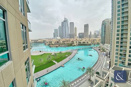 1 Bedroom Apartment for Rent in Downtown Dubai, Dubai - Unfurnished | Mid April | Fountain Views