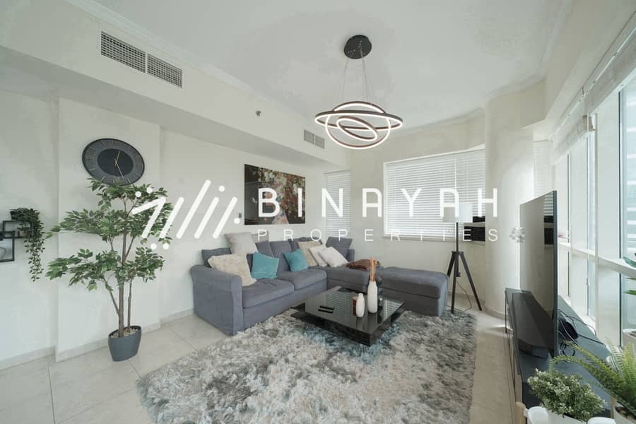 Fully Furnished | Sea View | Vacant from May 31| 2 Bed|
