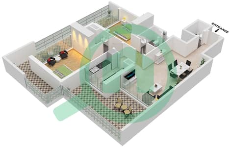 Confident Lancaster - 2 Bedroom Apartment Type 01 Floor plan