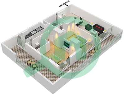Confident Lancaster - 2 Bedroom Apartment Type 04 Floor plan