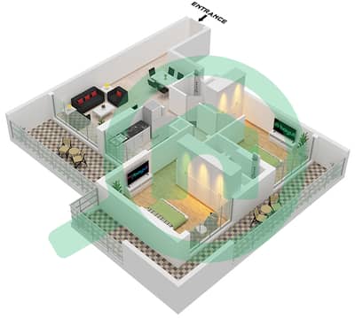 Confident Lancaster - 2 Bedroom Apartment Type 08 Floor plan