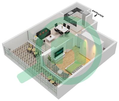 Confident Lancaster - 1 Bedroom Apartment Type 09 Floor plan
