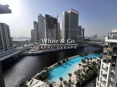 2 Bedroom Flat for Rent in Dubai Creek Harbour, Dubai - Burj View  | Lagoon View  | 12 Cheques