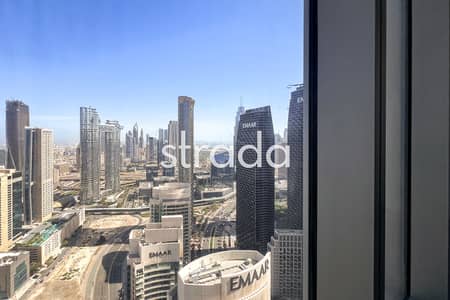 2 Bedroom Flat for Rent in Downtown Dubai, Dubai - High Floor | 2BR | Full DIFC View