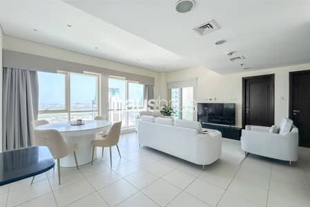 2 Bedroom Apartment for Rent in Dubai Marina, Dubai - Palm View | High Floor | Double Balcony