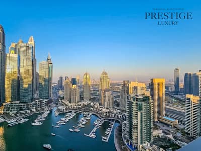 3 Bedroom Flat for Rent in Dubai Marina, Dubai - Marina View  | Unfurnished  | High Floor