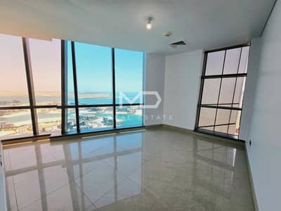 1 Bedroom Flat for Rent in Corniche Road, Abu Dhabi - Vacant | Amazing Sea View | Large Layout