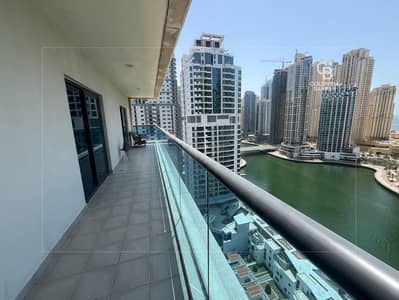 2 Bedroom Apartment for Rent in Dubai Marina, Dubai - Full Marina View | Vacant | Large Layout