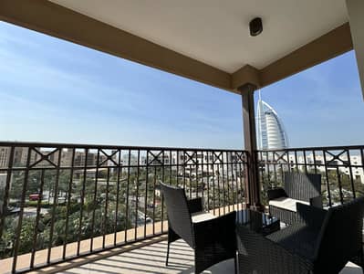3 Bedroom Flat for Sale in Umm Suqeim, Dubai - Burj Al Arab View | Fully Furnished | +Maid