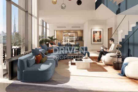 1 Bedroom Apartment for Sale in Dubai Design District, Dubai - Partly Furnished | Community View | Resale