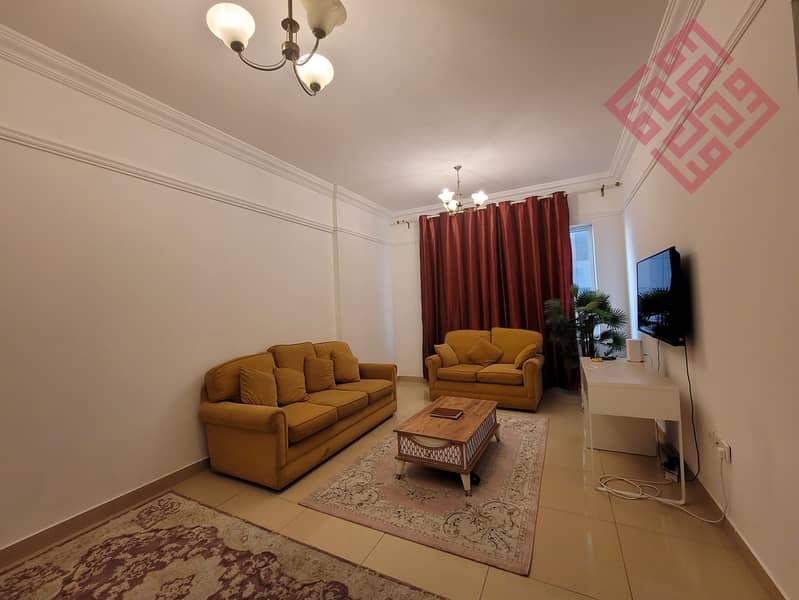 Spacious 1 BHK Furnished Apartment outstanding Tower, Al Khan Area