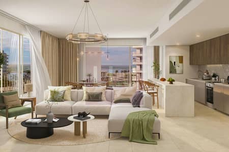 1 Bedroom Apartment for Sale in Yas Island, Abu Dhabi - P042 Gardenia_CGI04_Living room_2BR_Dark. jpg