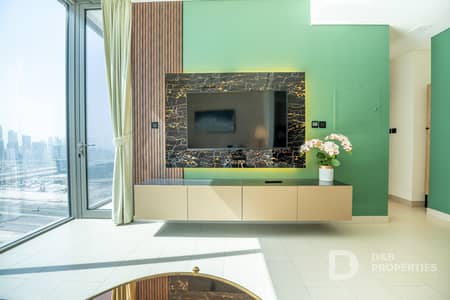 1 Bedroom Flat for Rent in Sobha Hartland, Dubai - Burj View | Fully Furnished | High Floor