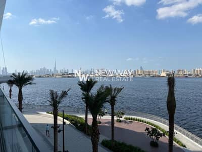 1 Bedroom Apartment for Rent in Dubai Creek Harbour, Dubai - Full Sea View | Fully Furnished | Amazing Balcony
