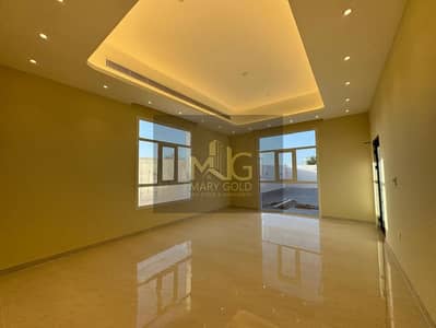 Brand New Spacious Villa in Al Rahba with 6 Bedrooms, Majlis, Maid's Room, and Large Yard