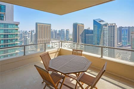 3 Bedroom Apartment for Rent in Dubai Marina, Dubai - Full Marina View | Corner Layout | Unfurnished