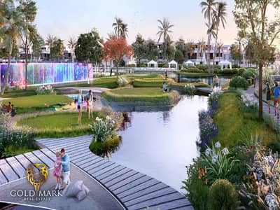 5 Bedroom Townhouse for Sale in DAMAC Lagoons, Dubai - Pool And Park I Damac Lagoons | NO commission