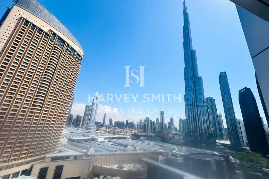 Burj Khalifa View | Luxurious 1BR | Prime Location